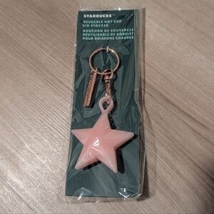 Starbucks Pink Star Hot Cup Lid Stopper